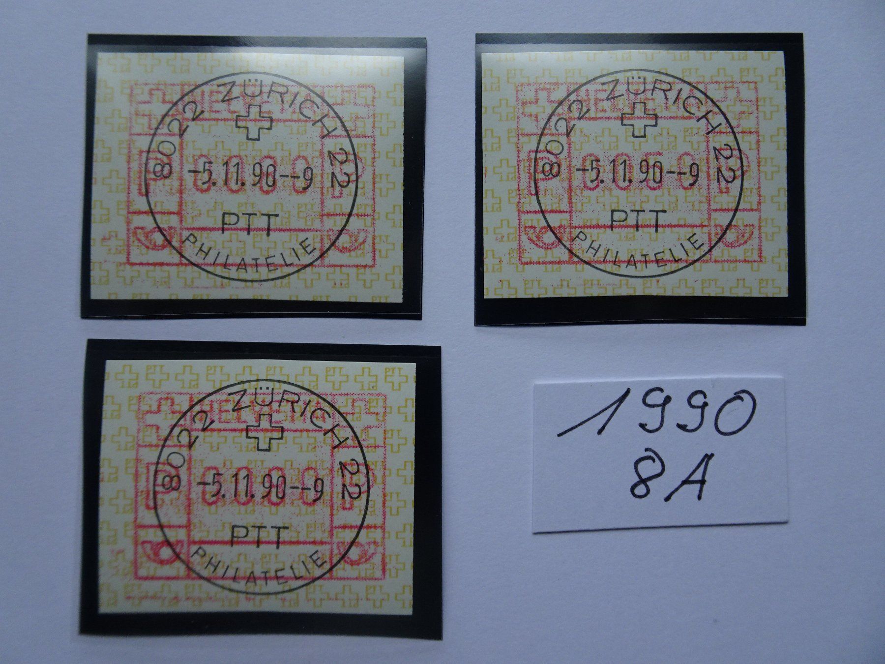 Alle Briefmarken: ATM-Typ 8A Vollstempel – Neu (gemäss Beschreibung) aus Aadorf von Chnorli-Furz
