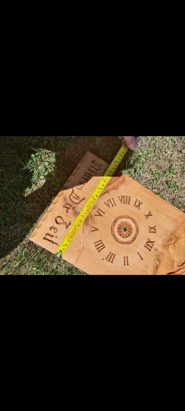 Orologi: Eule Uhr und Spruch handgeschnitzt Unikat – Usato da Niederlenz venduto da DaveDasWahnsinn 5