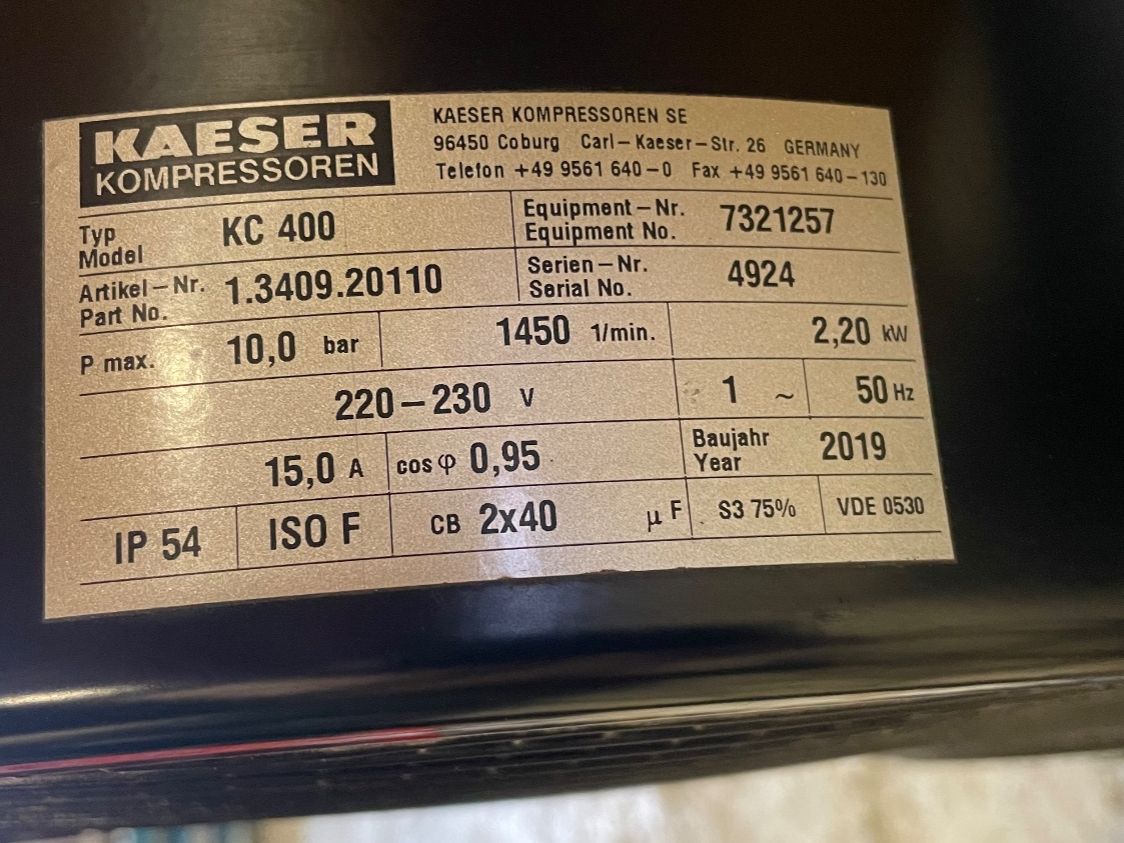 Kompressoren: Kaeser NP: 3500.- Kompressor Luftkompressor – Gebraucht aus Bachenbülach von Simivk 3