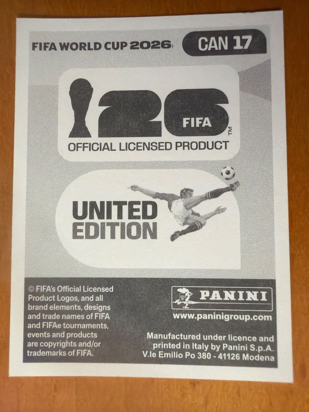 Panini Cartes à collectionner: Panini CAN17 – Neuf (Voir description) à Susten par Rechnun 1