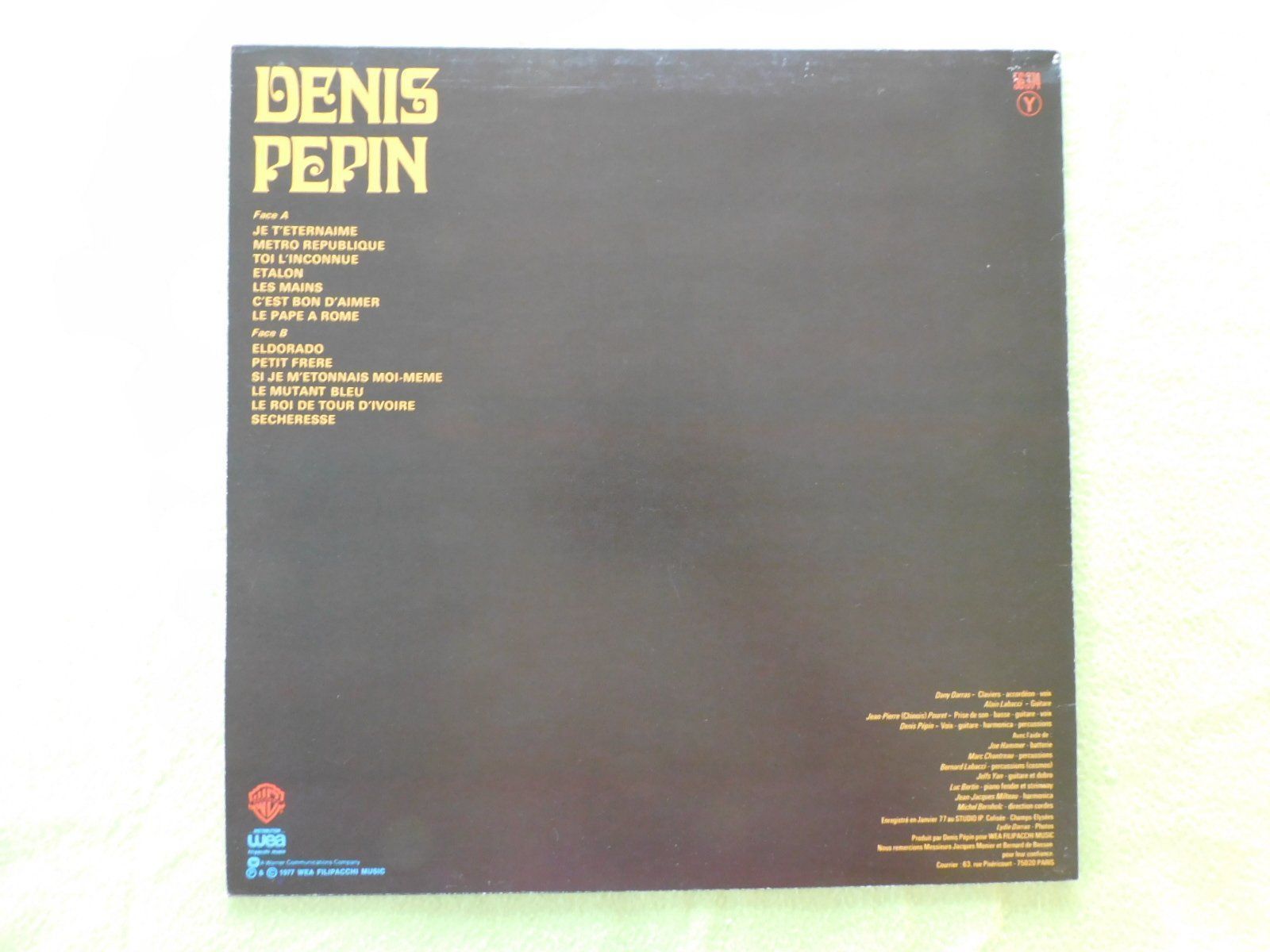 Dischi in vinile: Denis Pepin – Denis Pépin – Usato da Emmenbrücke venduto da WintoWin 1