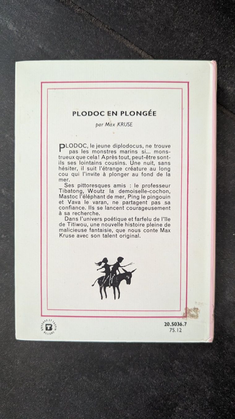 Livres: Französisches Buch Plodoc en plongée – D'occasion à Frauenfeld par mf2_yb66 1