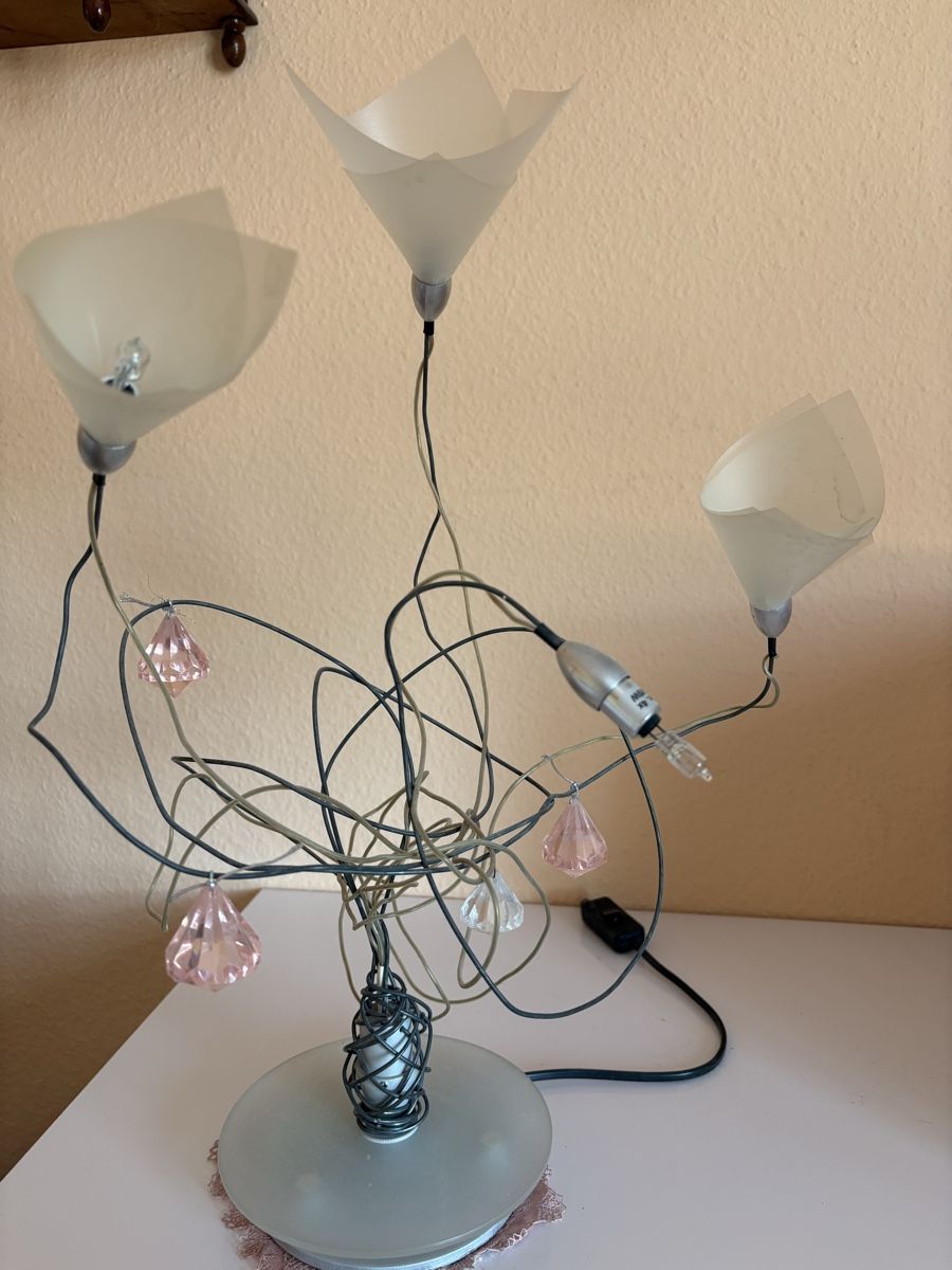 Lampade: Tischleuchte Designer Glas Metall – Usato da Grindel venduto da Rabru1107