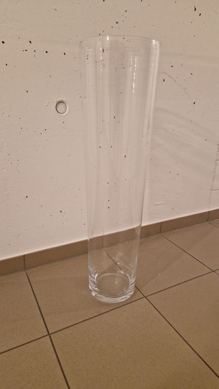 Vasen & Gefässe: Vase aus Glas Höhe 70cm – Neu (gemäss Beschreibung) aus Zofingen von stm_dl82 1