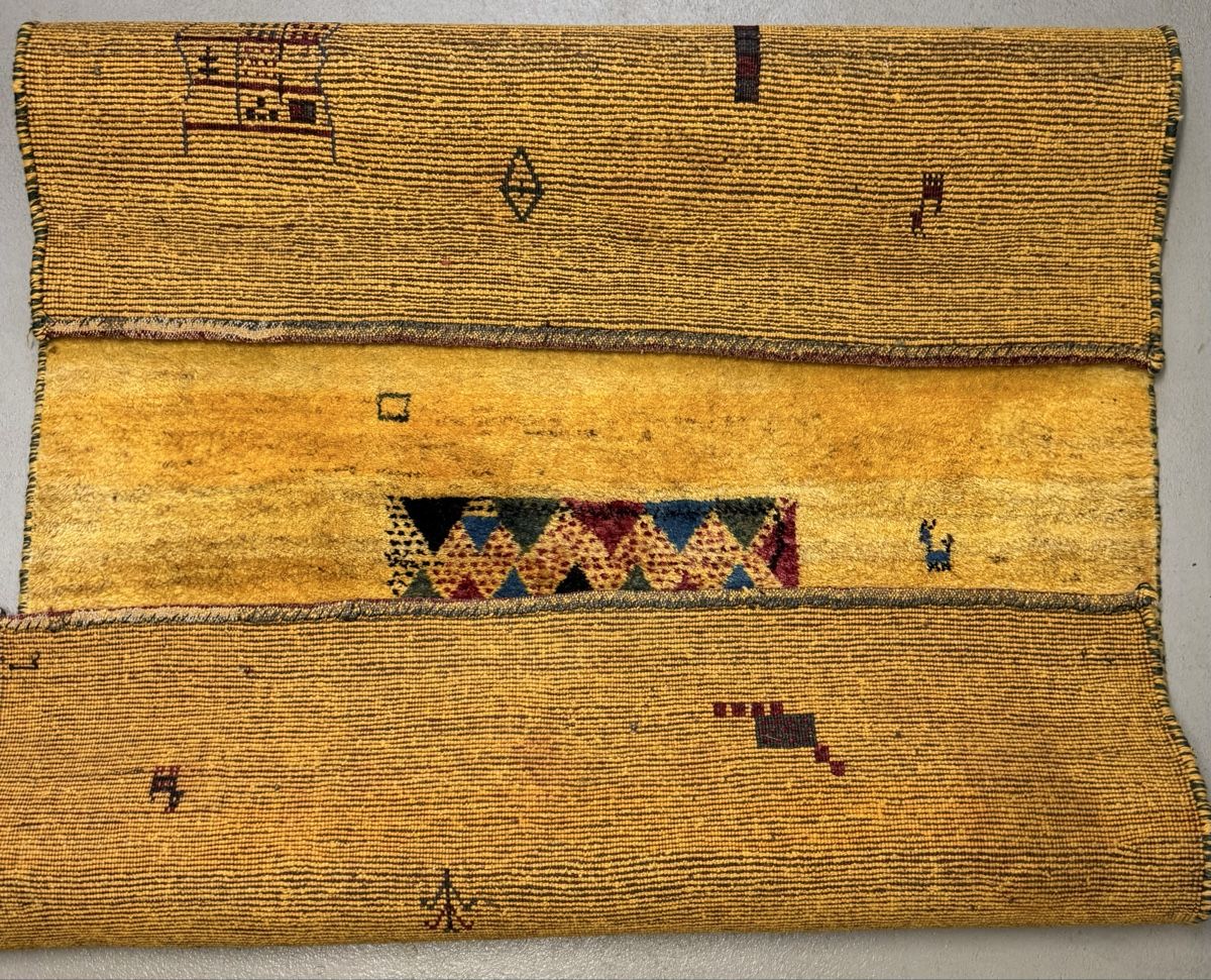 Gabbeh Tappeti: Wunderschöner Perserteppich Gabbeh 198x135.cm – Usato da Sempach venduto da Star7 3