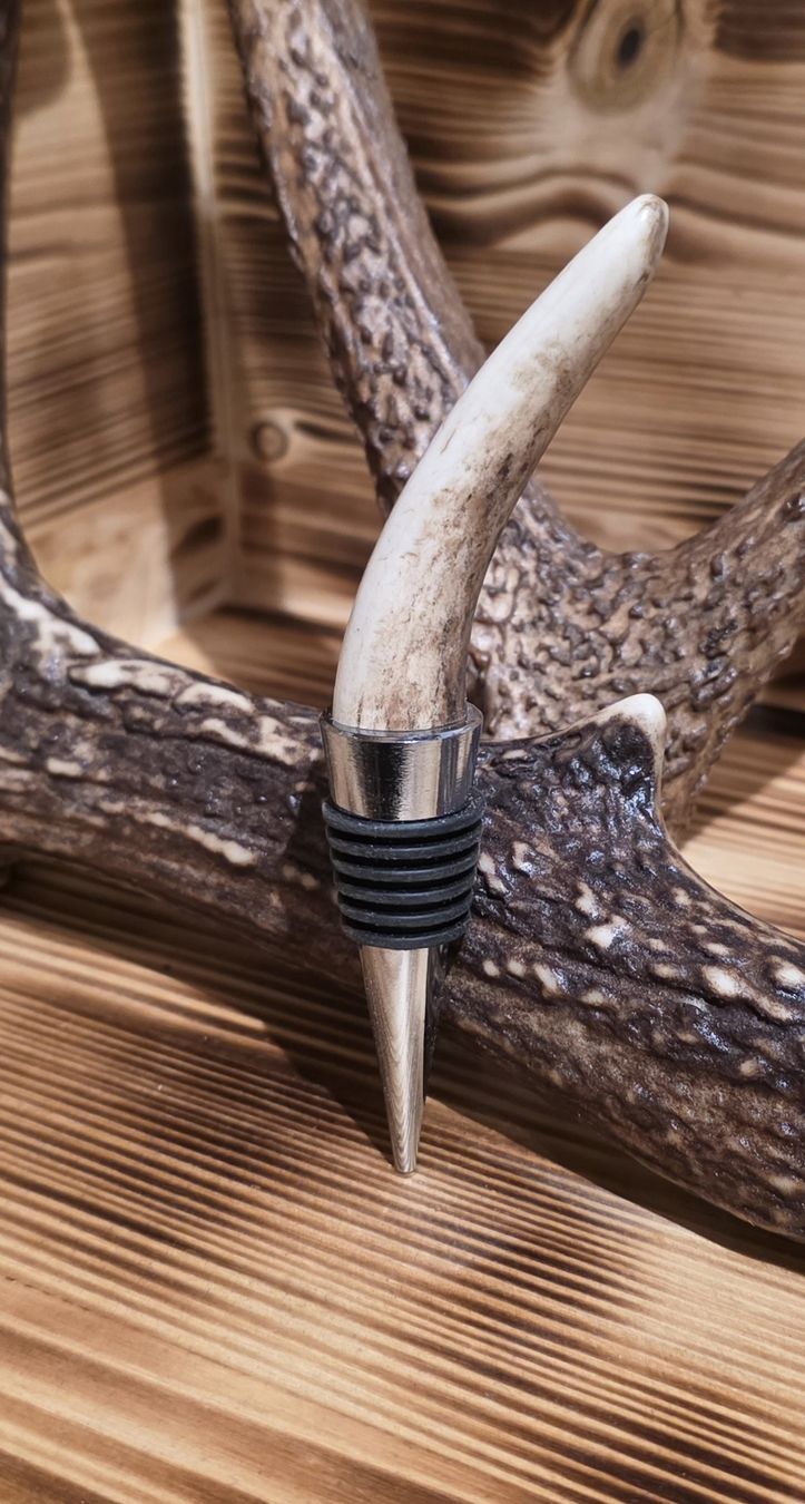 Wein: Hirschgeweih Flaschenverschluss - Edle Bar Accessoire – Neu (gemäss Beschreibung) aus Trimmis von leonidas3 1