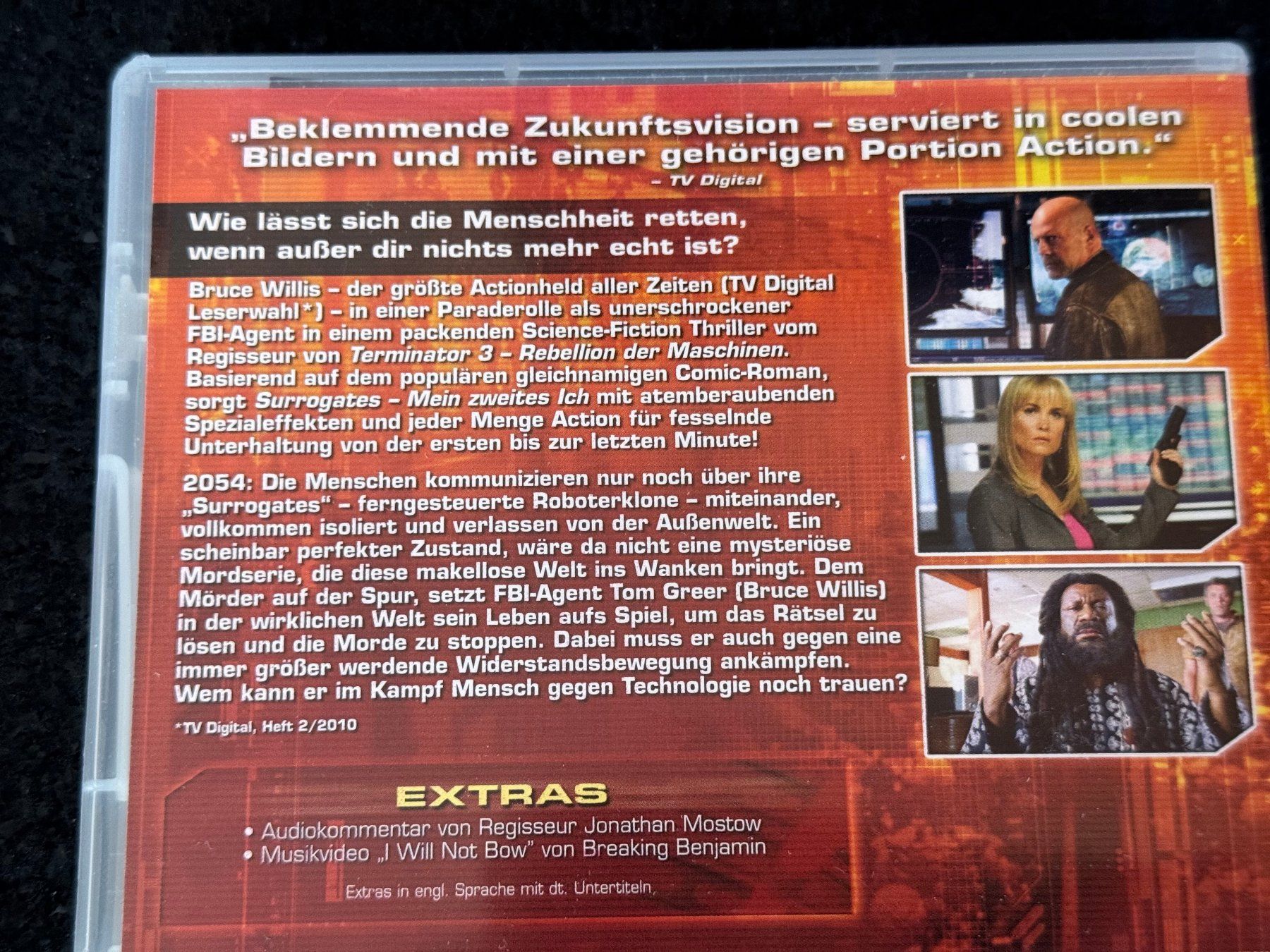 Alle DVDs: Surrogates "Mein zweites ich" DVD DE/EN/IT/TK Bruce Willis – Gebraucht aus Fribourg von tschjoly 2