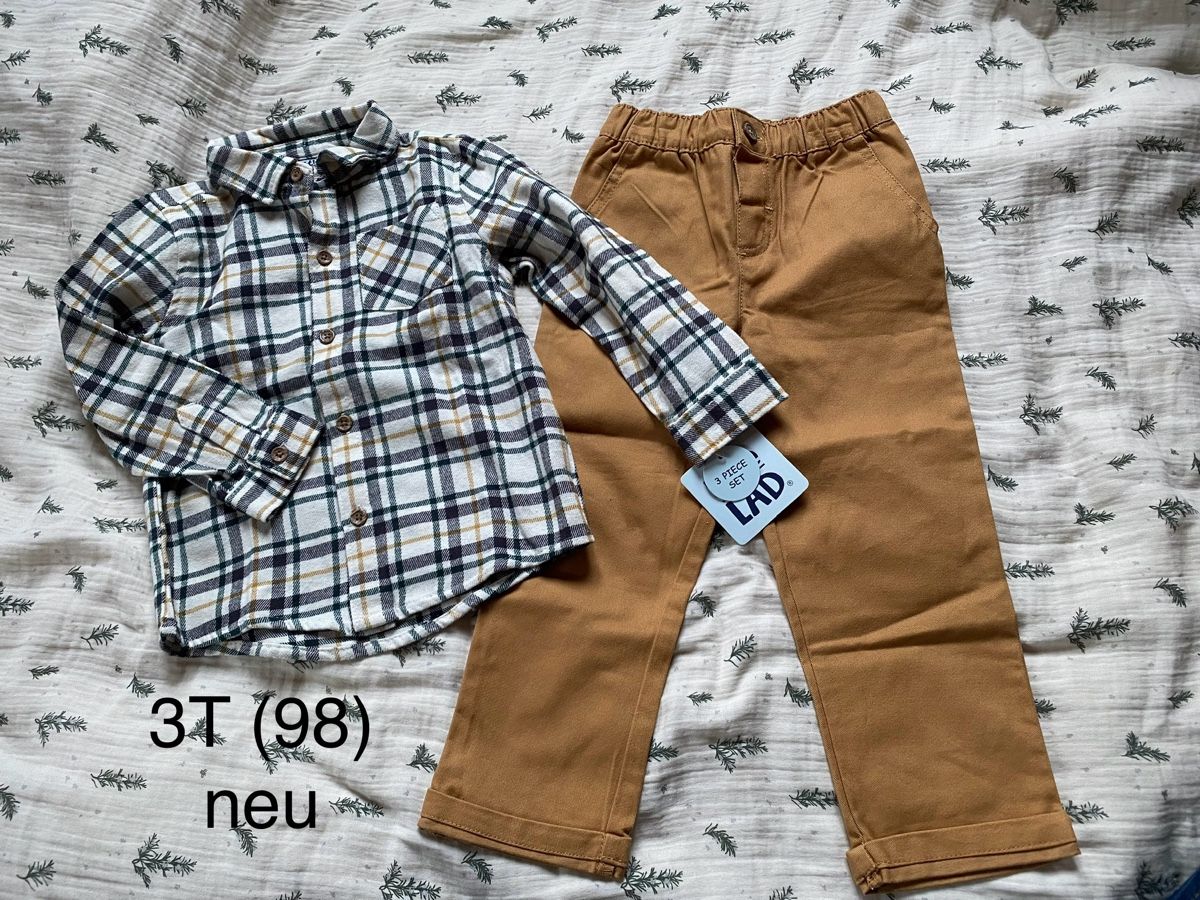 Camicie, T-shirt & Polo: Hemd Hose Set Neu 98 – Usato da Happerswil venduto da angela_schlatt