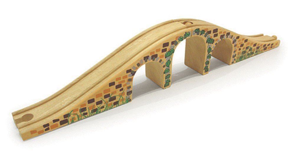 Brio Giocattoli: Holzeisenbahn " 3-Bogenbrücke " – Nuovo e nell'imballaggio originale da Zürich venduto da leif
