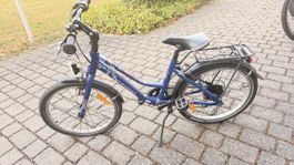 Kinderfahrrad Glitter 20 Zoll blau gut erhalten