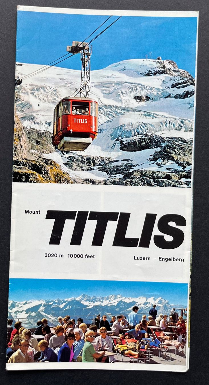 Documenti: Titlis Engelberg/ Gondelbahn/ Prospekt – Usato da Ostermundigen venduto da DaxKarten-75
