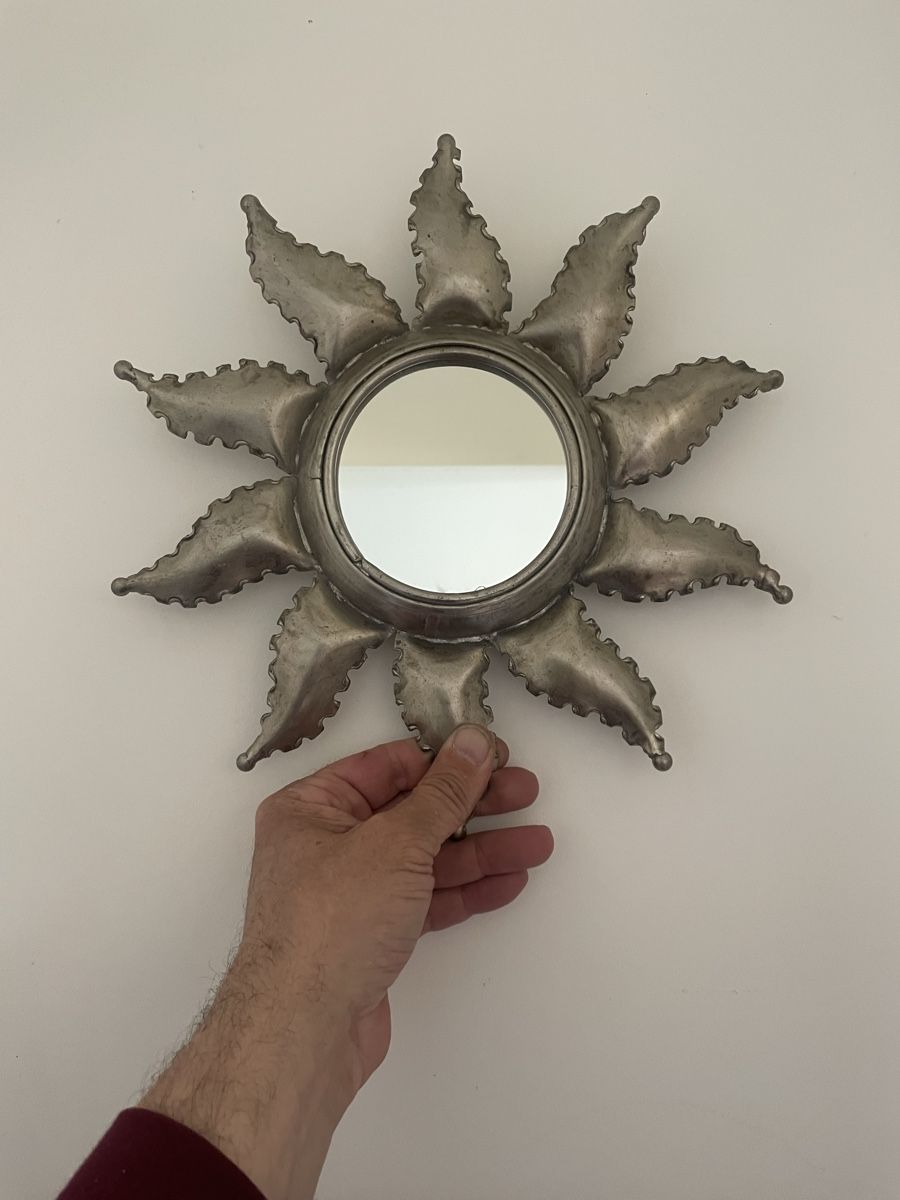 Specchi: Miroir Soleil Artisanal Vintage – Usato da Vallamand venduto da Bricbracbroc82 9