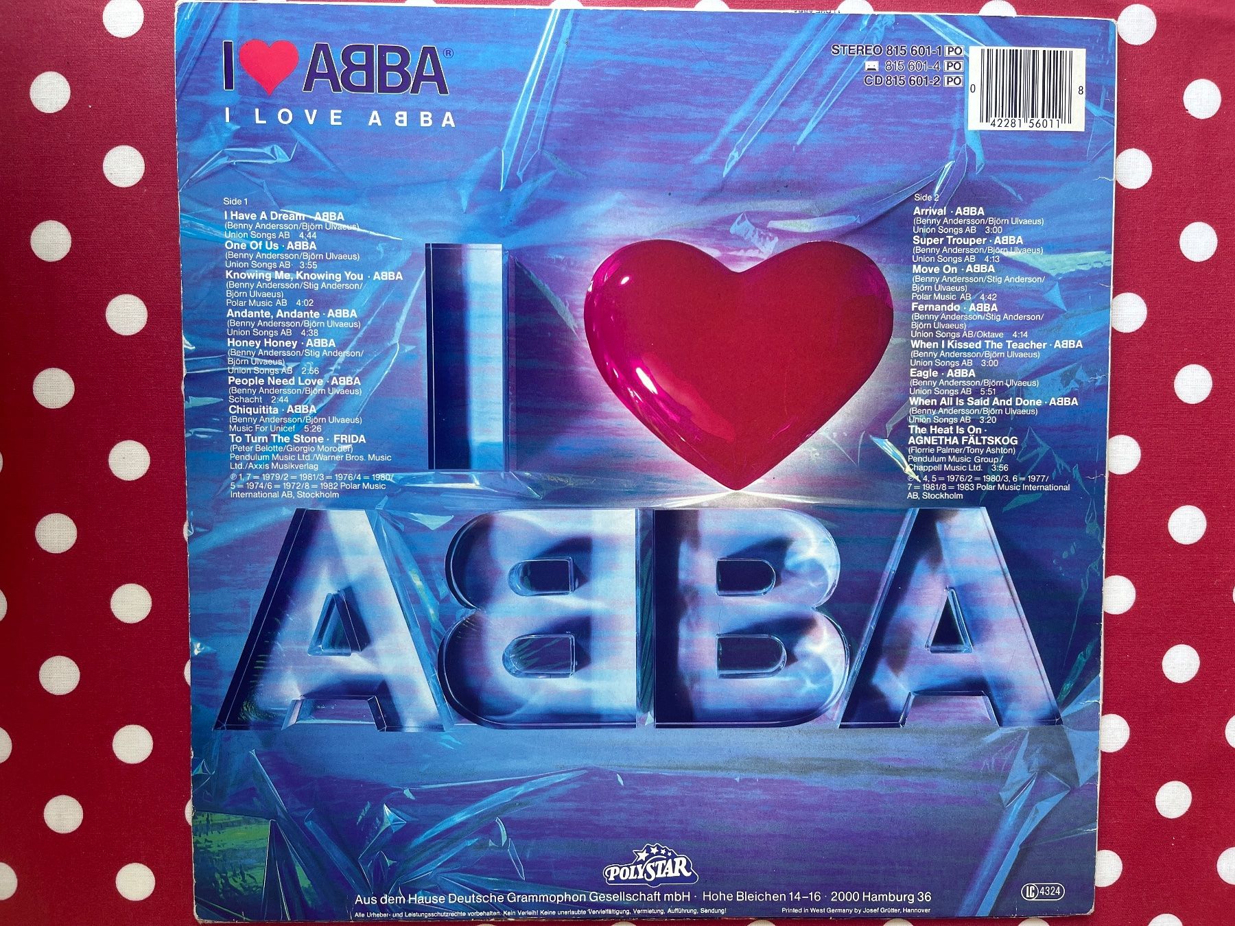 Dischi in vinile: A496/ABBA - ILOVE ABBA – Usato da Frutigen venduto da Philippe_jsp 1