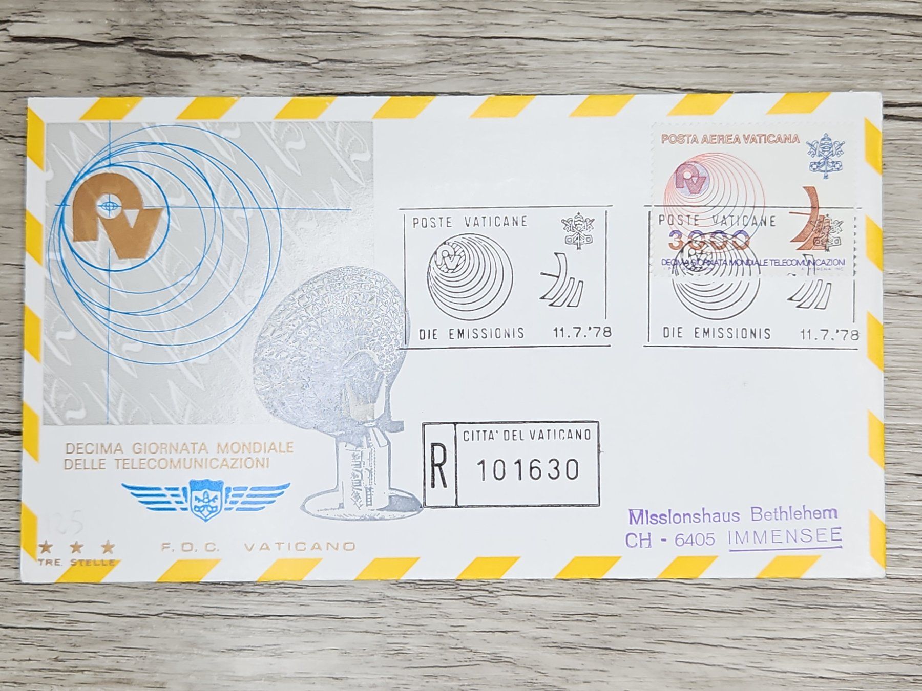 Alle Briefmarken: CL05 Enveloppe + Timbre Poste Vaticane 1978 – Gebraucht aus Cousset von Patrick_Collections