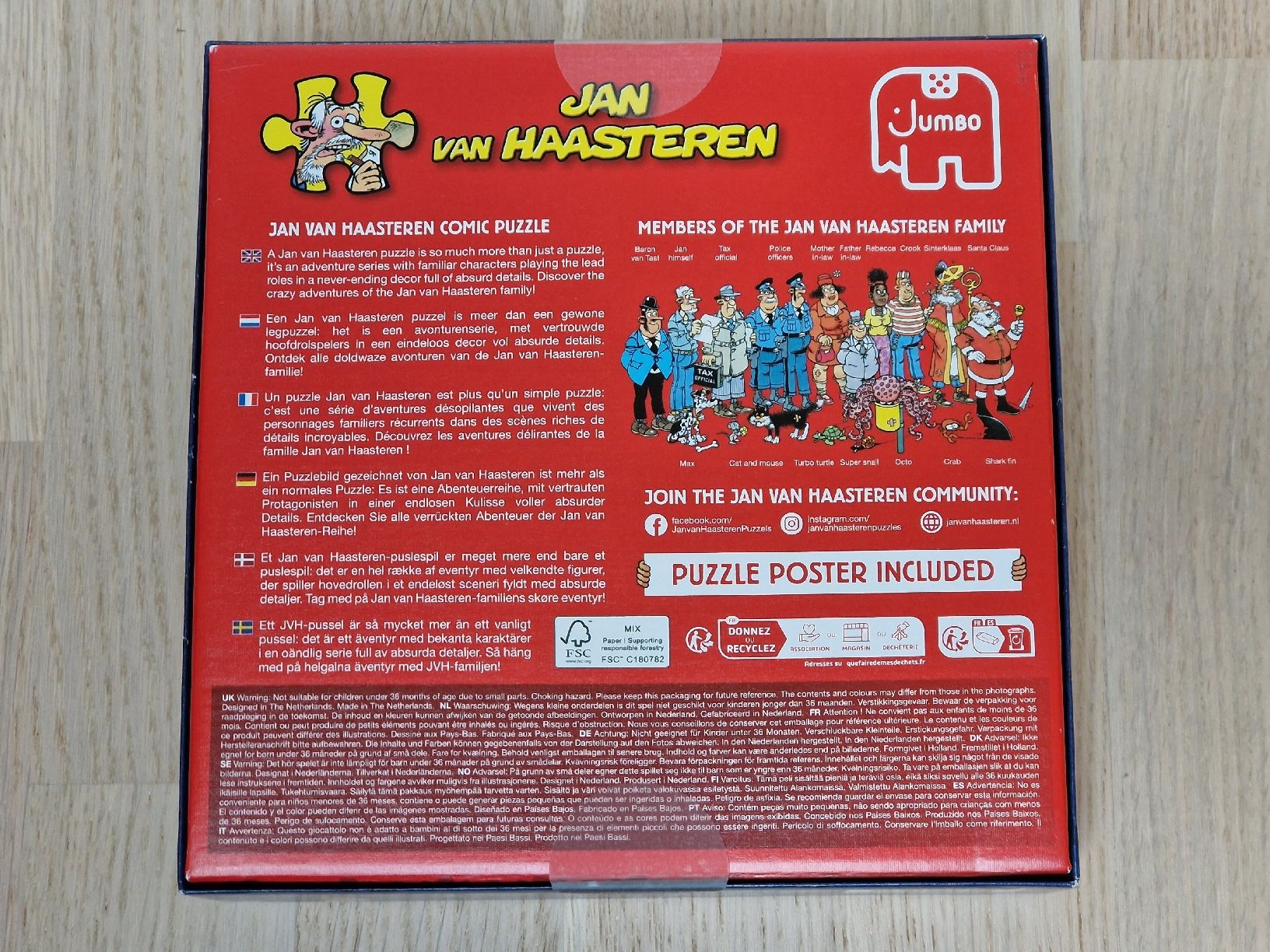 Puzzle: Zwei neue Jan van Haasteren Puzzles – Nuovo e nell'imballaggio originale da Basel venduto da Jeroen01 3