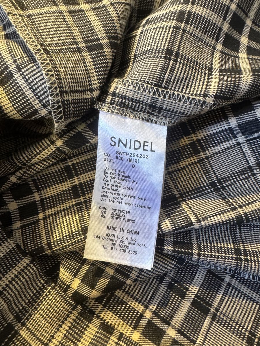 Röcke: Snidel Mini Skirt Plaid Pattern Grey Black Size 0 – Neu (gemäss Beschreibung) aus Clarens von Ian_calvin 3