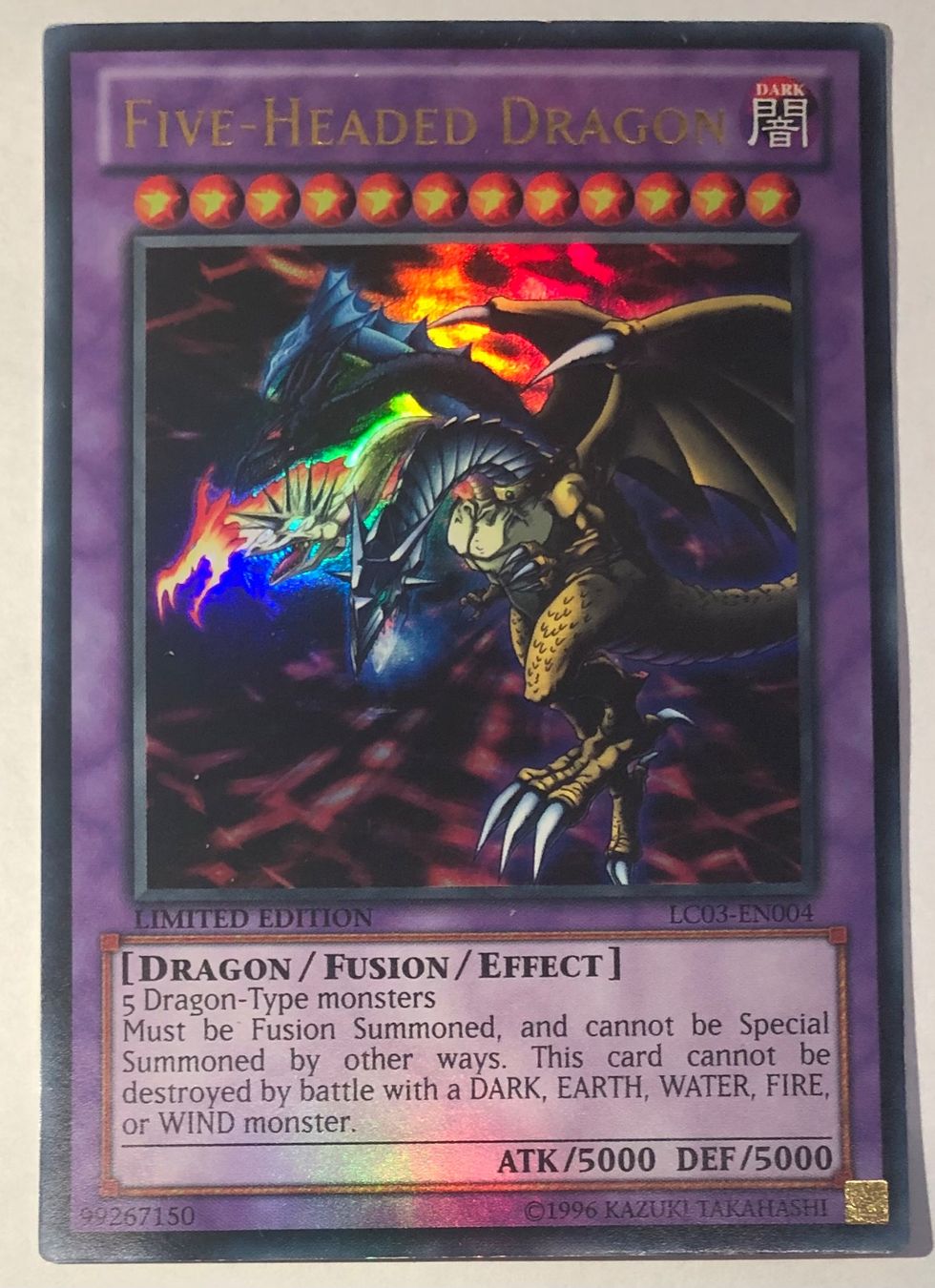 Yugioh Carte collezionabili: YuGiOh Fünfköpfiger-Drache – Usato da Altstätten SG venduto da ChangeMaker