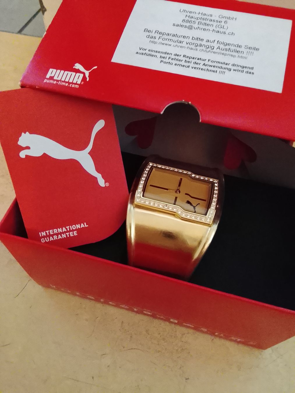Puma Orologi: Neue Puma Uhr Gold Original – Nuovo (secondo la descrizione) da Dietikon venduto da iam_yc7c 3