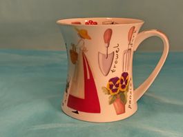 Tasse, Garten, Englisches Porzellan, Hudson Middleton