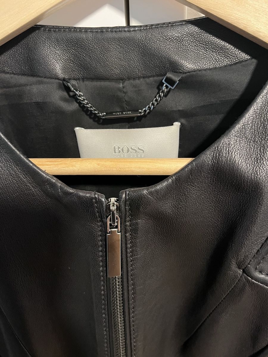Hugo Boss Giacche: Lederjacke Hugo Boss, 38, schwarz – Usato da Richterswil venduto da Lisar81 2