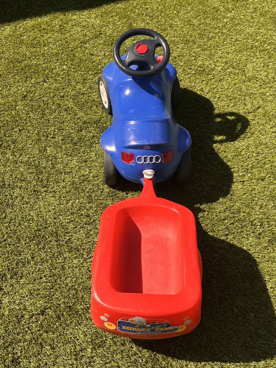 Veicoli per bambini: Bobbycar mit Anhänger – Usato da Kriegstetten venduto da madmaxjery97 2