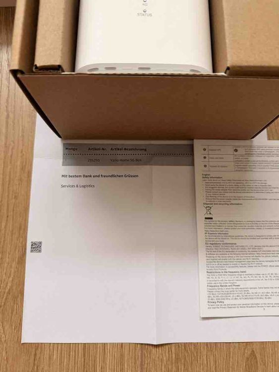 Router Yallo Home 5G Box Neu (Neu und originalverpackt) in Kreuzlingen ...