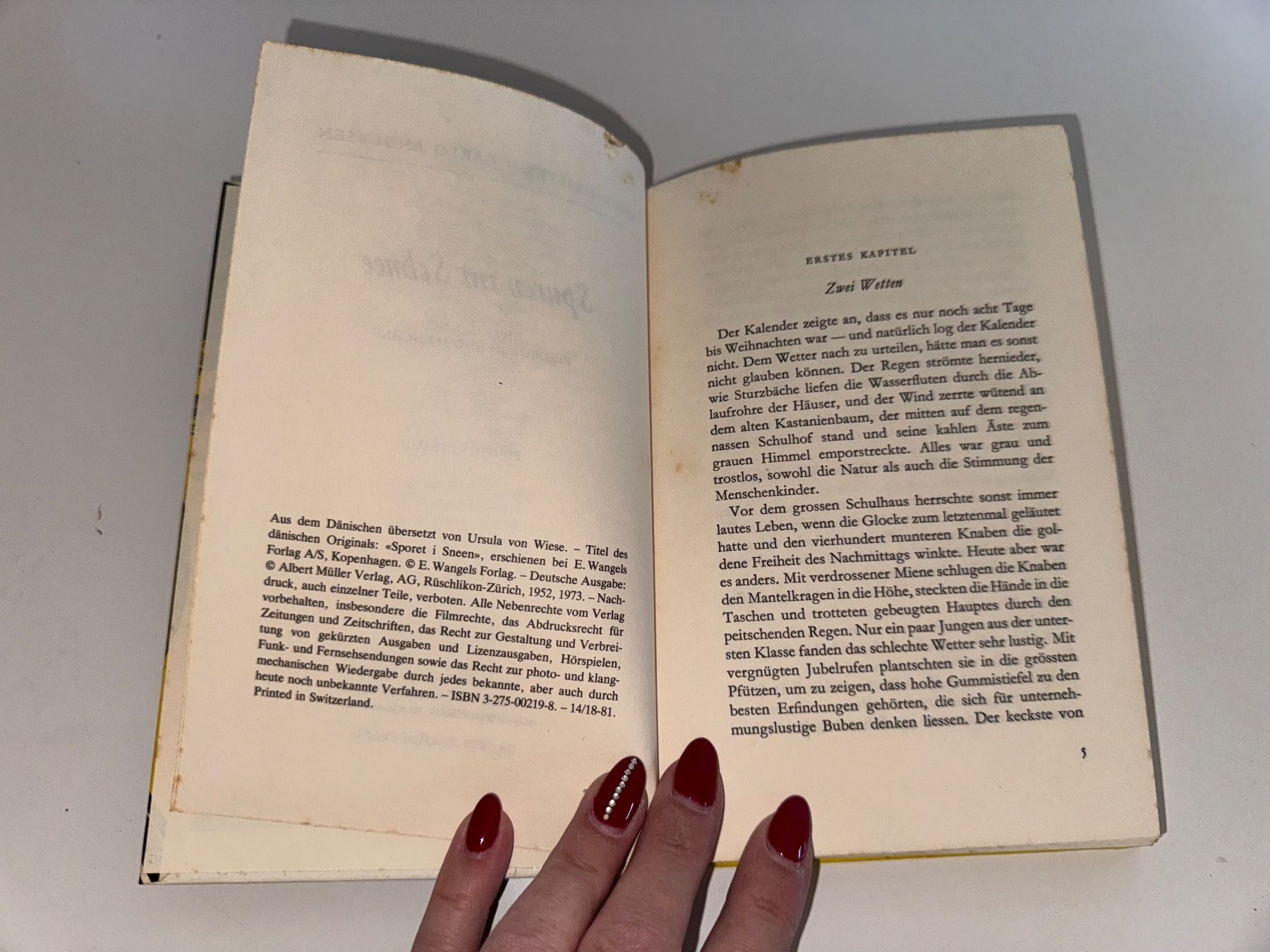 Libri: BUCH: Spuren im Schnee – Usato da Grosswangen venduto da Kleine.Knoepfe 2