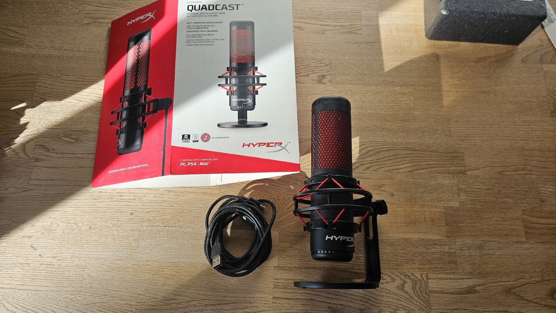Hyperx Mikrofone: HyperX QuadCast Mikrofon – Gebraucht aus Grenchen von k4g1