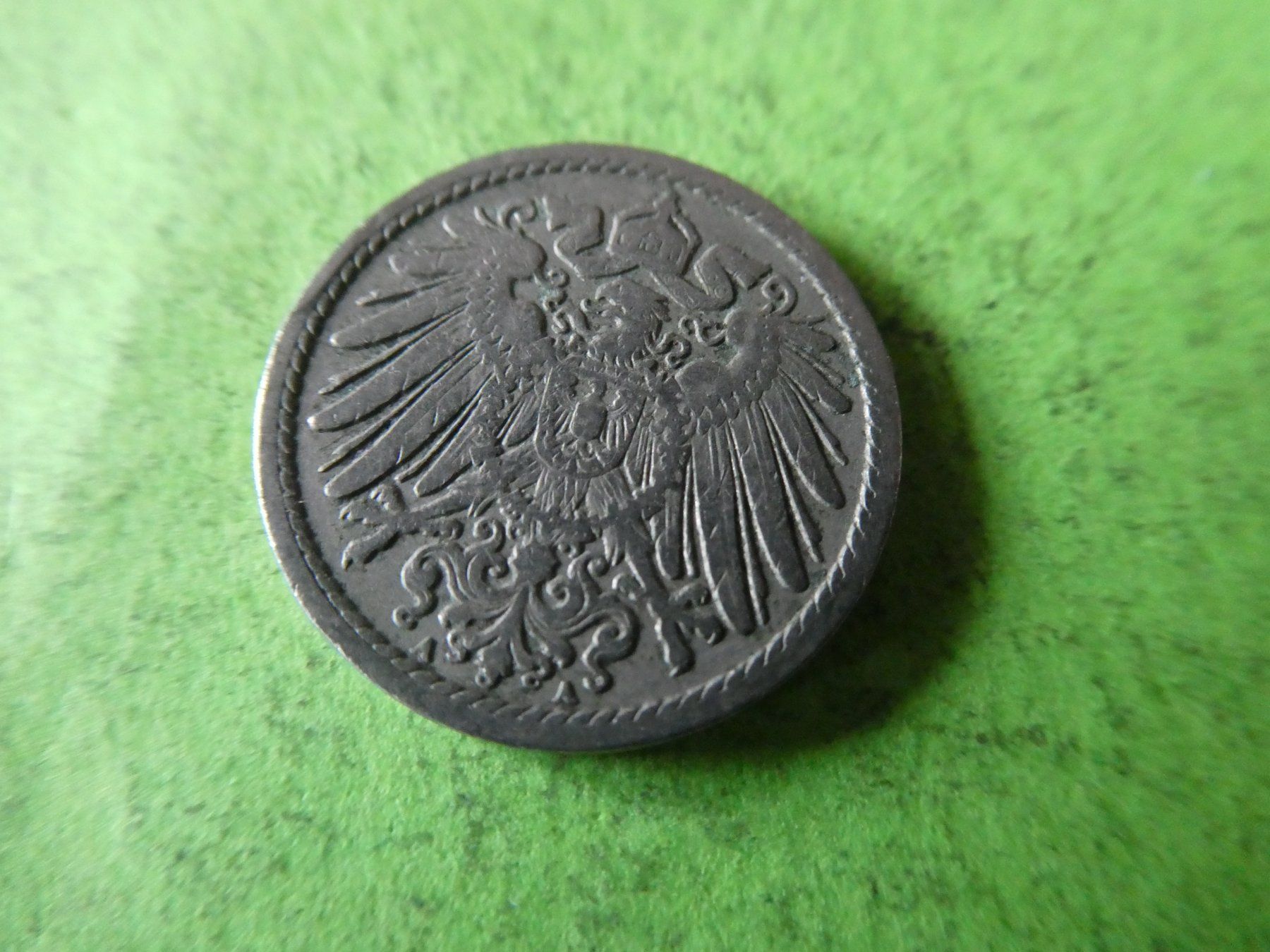 Tutti le monete: Dt. Reich 1901 A,  5 Pfennig – Usato da Hinterforst venduto da Rohusri 1