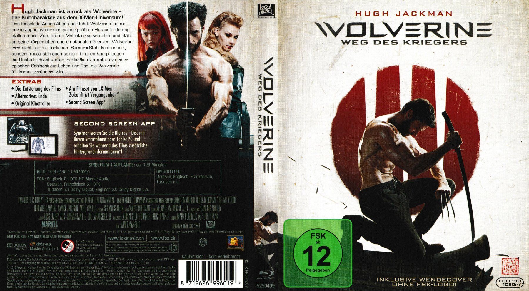Tutti i DVDs: Blu-Ray - Wolverine: Weg des Kriegers – Usato da Langnau am Albis venduto da MediaRescuerKeLoX
