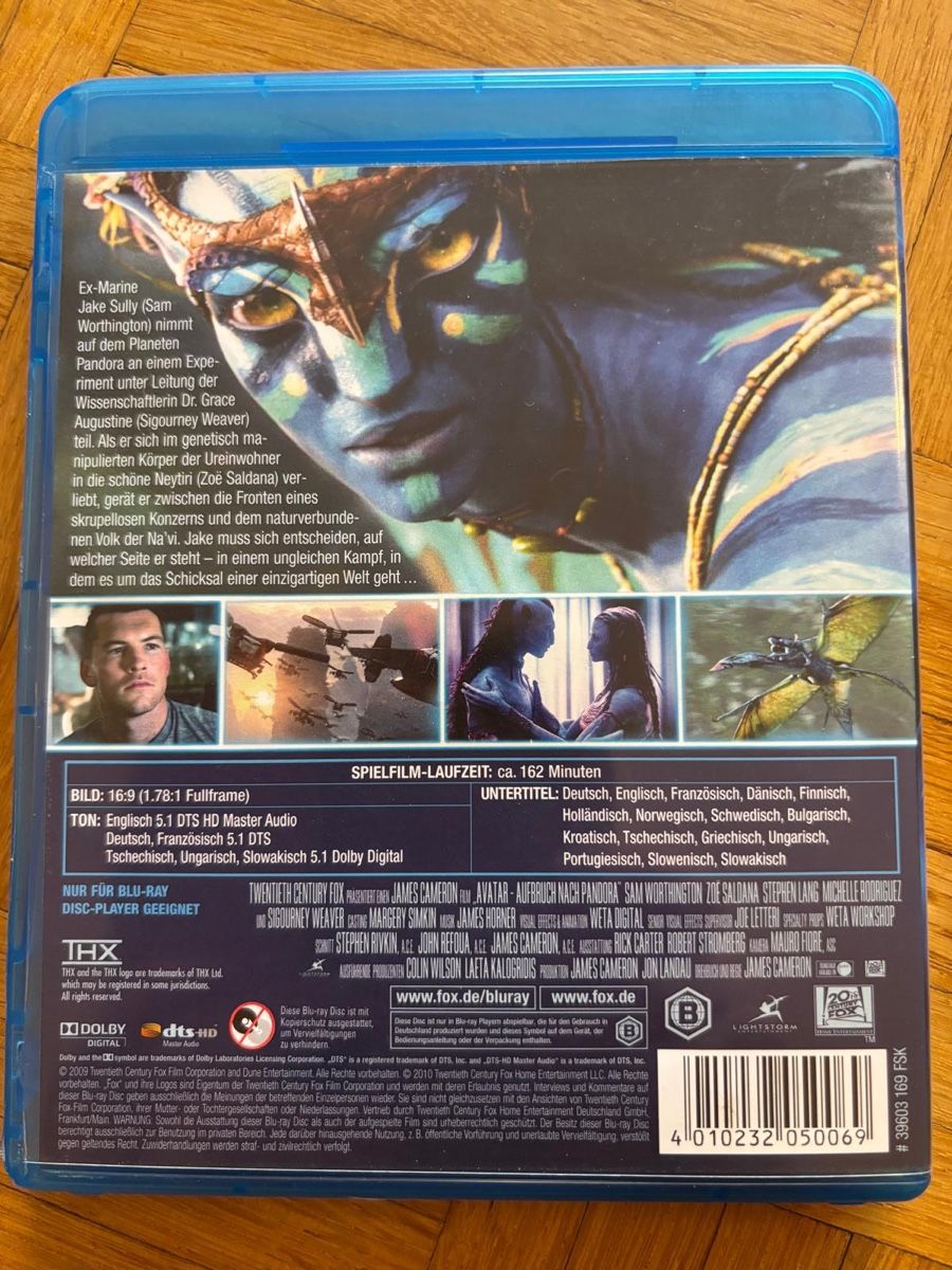 Tutti i DVDs: Avatar - Aufbruch nach Pandora – Usato da Brunnen venduto da pel_vk7g 1