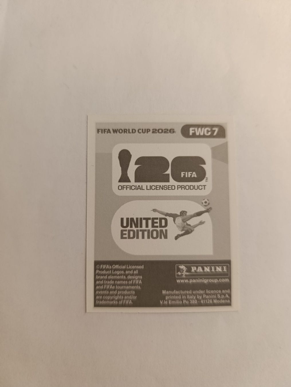 Panini Sammelbilder & Trading cards: FWC 7, Panini WM Sticker – Neu (gemäss Beschreibung) aus Kriens von Annele97 1