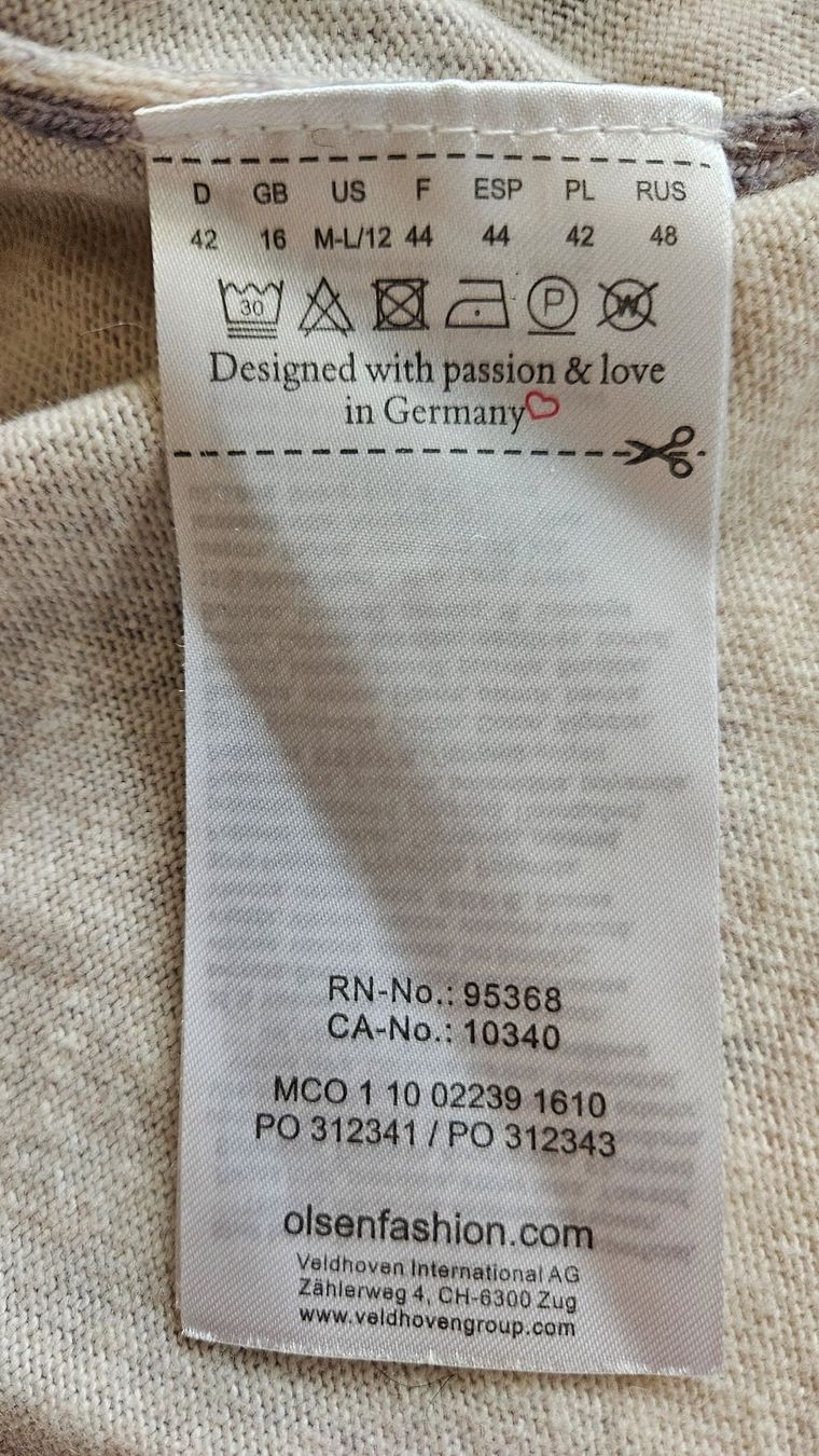 Maglioni & Felpe: Schöner Damenpullover mit Muster, Grösse 42 Wolle/Viskose – Usato da Gossau ZH venduto da fashiontwo 9