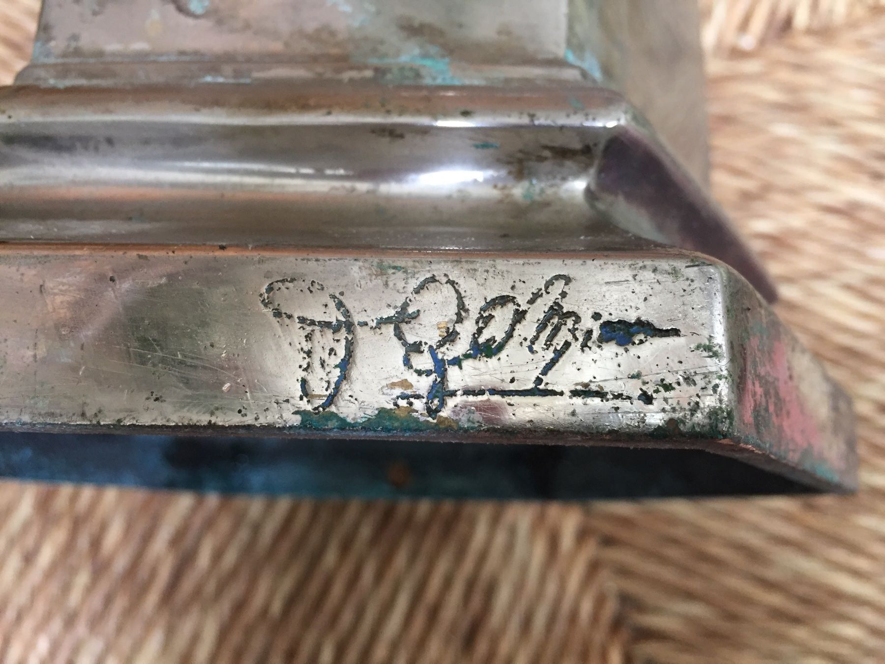 Lampade: Barock Lampenfuss Versilbert Gussmetall – Usato da Schaffhausen venduto da vintageville 9