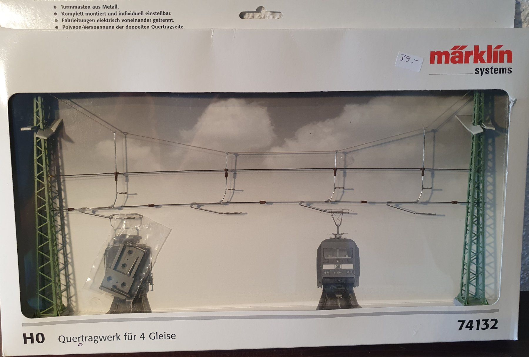 Märklin Modellini di ferrovie: MÄRKLIN: QUERTRAGWERK 74132 OVP – Usato da Biglen venduto da taunus82