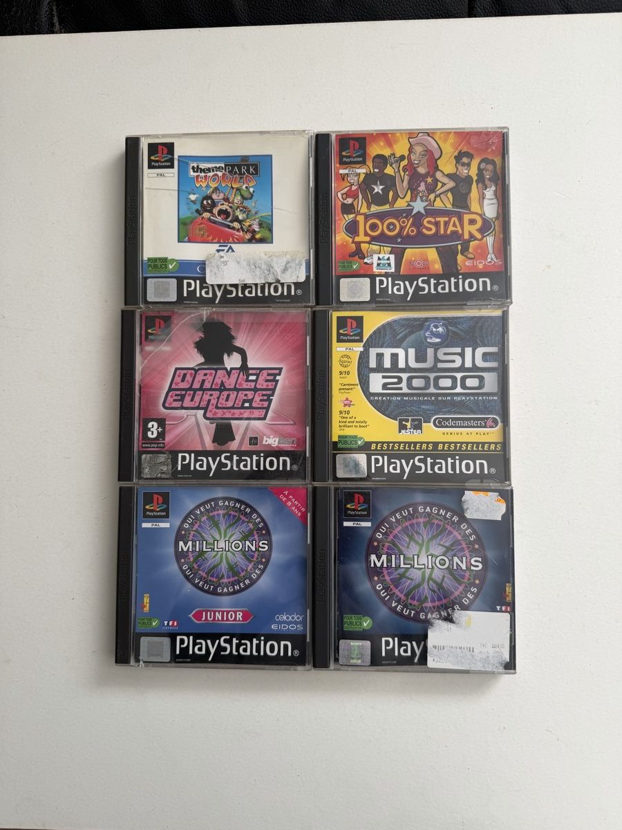 Spiele: Lot 6 jeux PlayStation 1 – Gebraucht aus Genève von sho_67qj