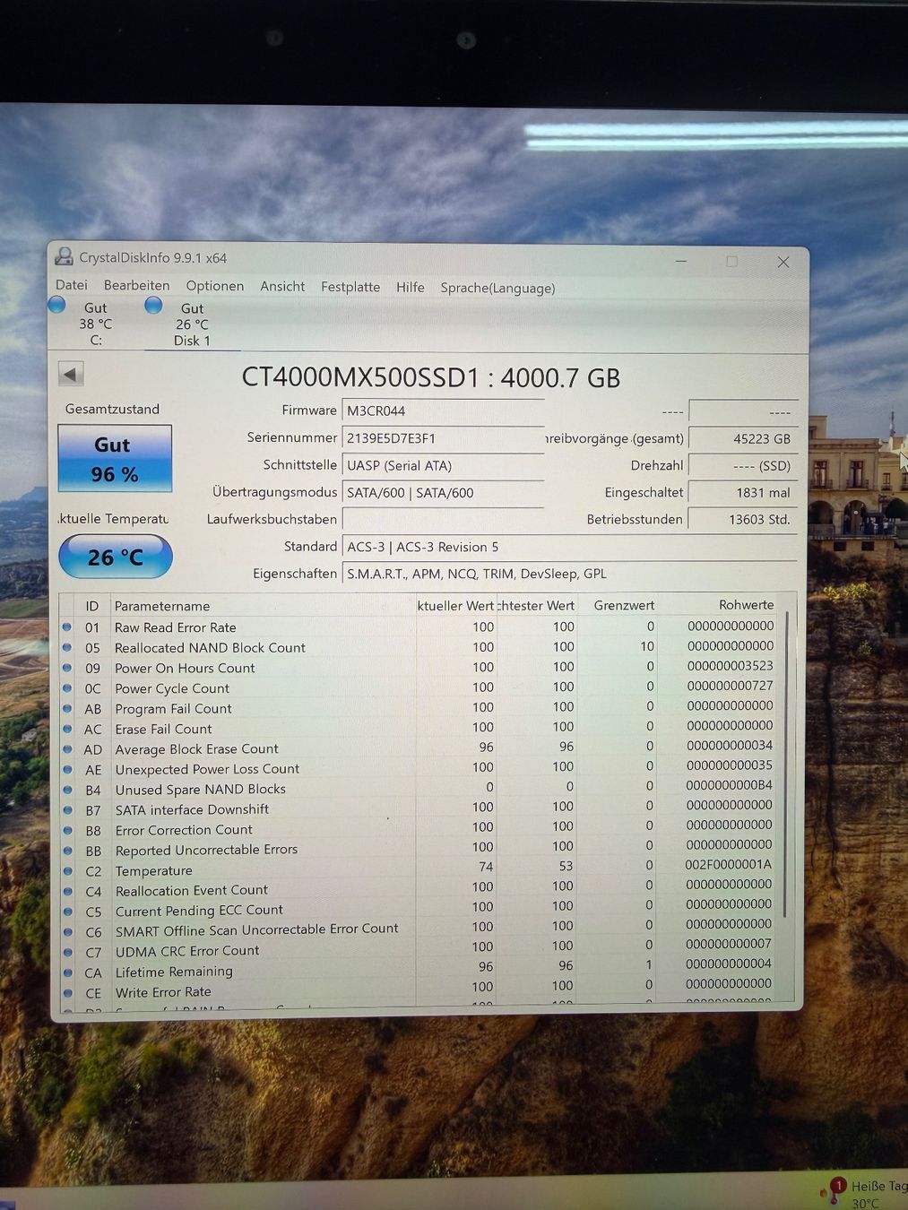 Crucial Harddisks: 4 TB Crucial 2.5" SSD – Gebraucht aus Bad Zurzach von AlfistaProta 2