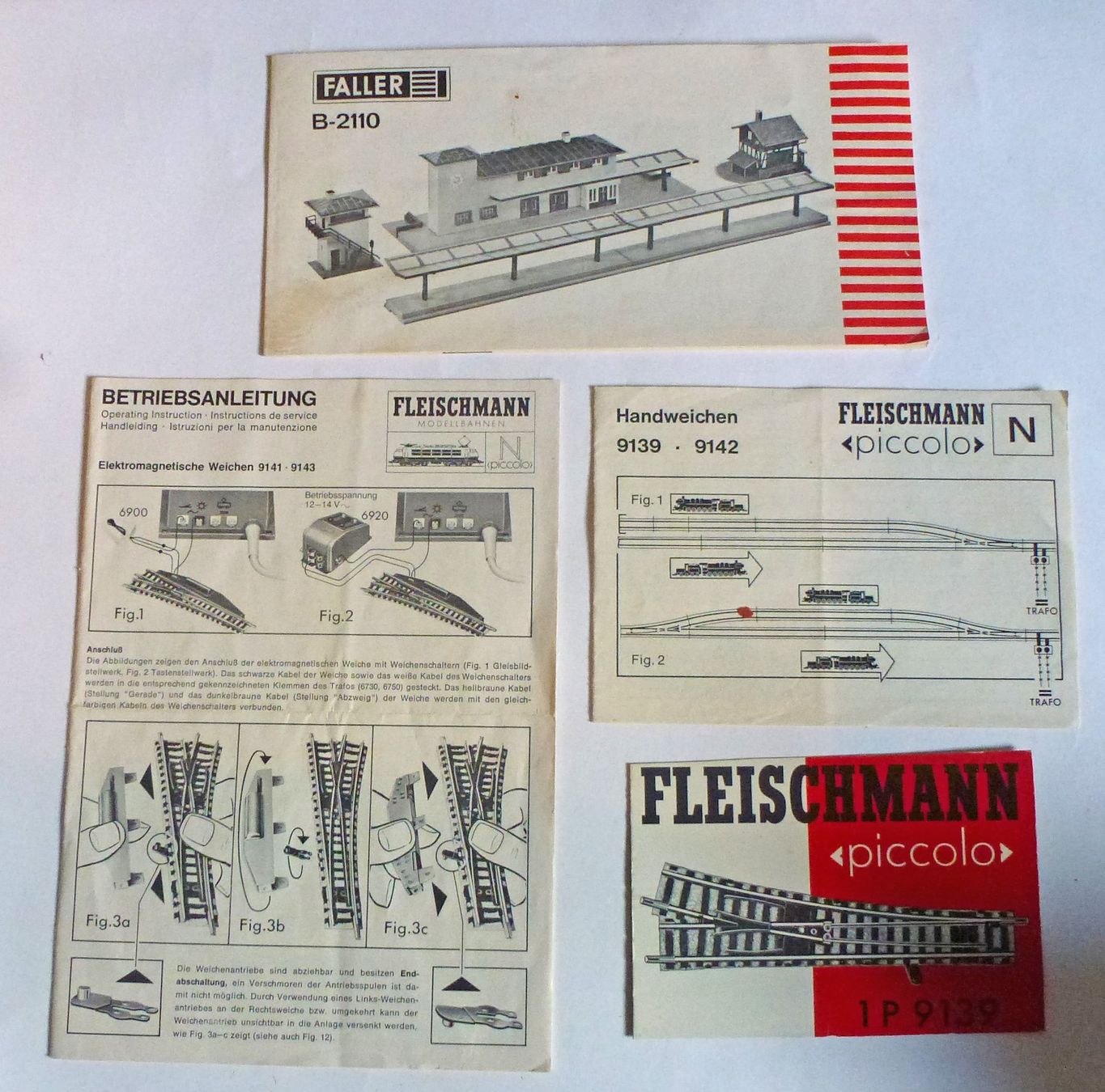 Fleischmann Modellini di ferrovie: Modelleisenbahn Fleischmann  Spur N piccolo – Usato da Diessenhofen venduto da babinchowa 8