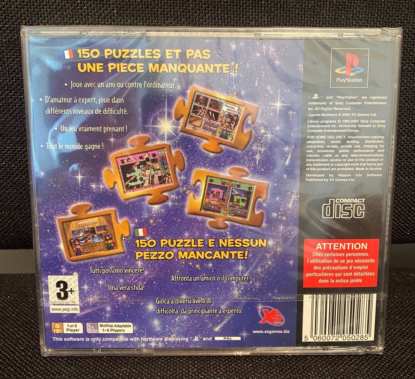 Sony Giochi: JIGSAW MADNESS SEALED! / PS1 SPIEL – Usato da Opfikon venduto da Luis144 1