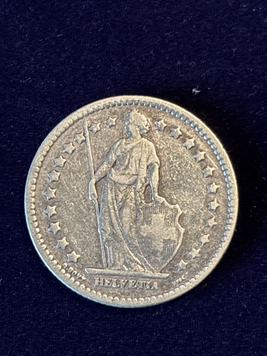 Alle Münzen: 1 Franken Stück Silber 1914 – Gebraucht aus Salvenach von Haeseli59 1