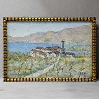 KOCH Jean Ferdinand (1880-1980) Aquarelle Lac Léman St. Prex