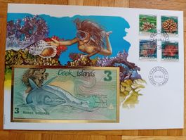Banknotenbrief Cook Island
