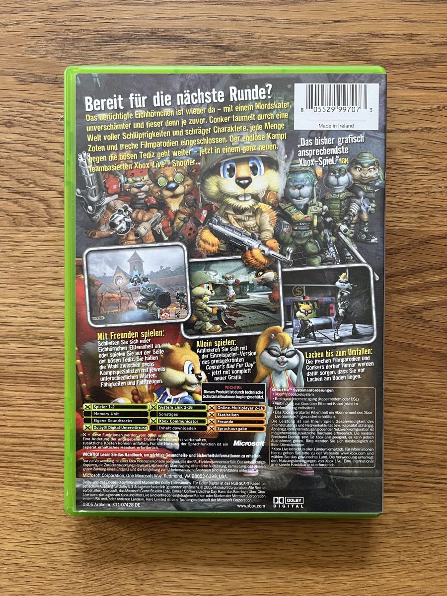 Jeux: Conker Live & Reloaded - XBOX – D'occasion à Baden par tob_t8gw 1