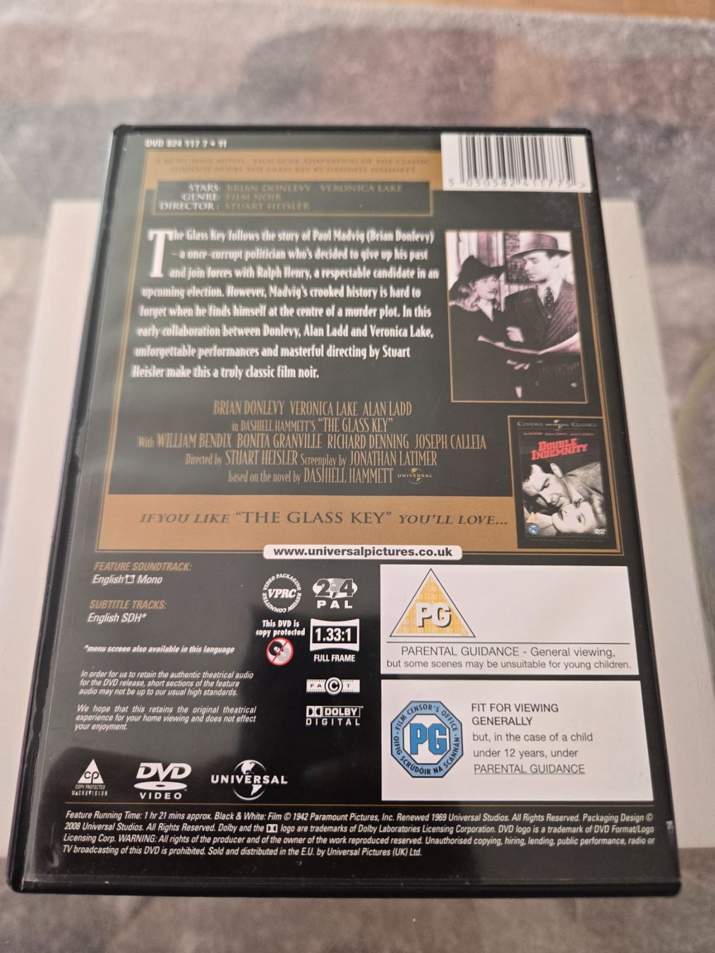 Tous les DVDs: The Glass Key DVD – D'occasion à Bussigny par Kfdlt 1
