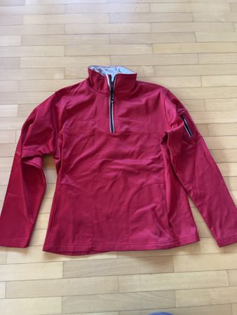 Rote Fleecejacke Active Wear, Grösse M, Top Zustand!