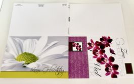 10 Geburtstagskarten – 2 Motive + Briefumschlag