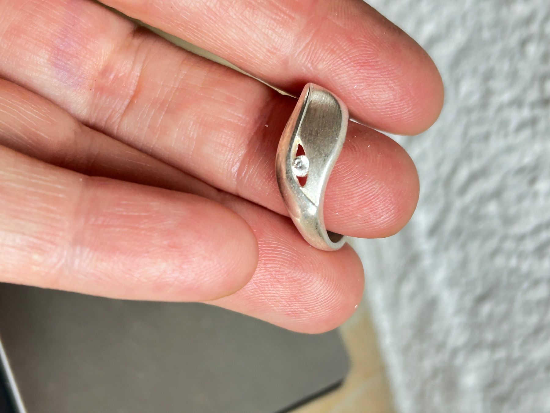 Anelli: Silberring " SWING LEAF" (50/51/53/55/56) – Usato da Dittingen venduto da Bellevista 6