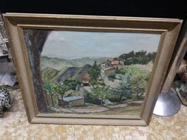 HUILE SUR TOILE ANCIENNE