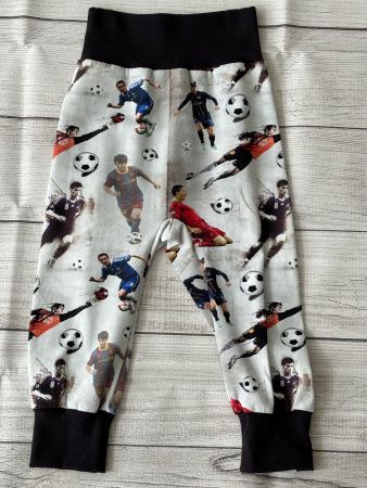 Fussball Pumphose Mitwachshose Gr. 80/86 Neu