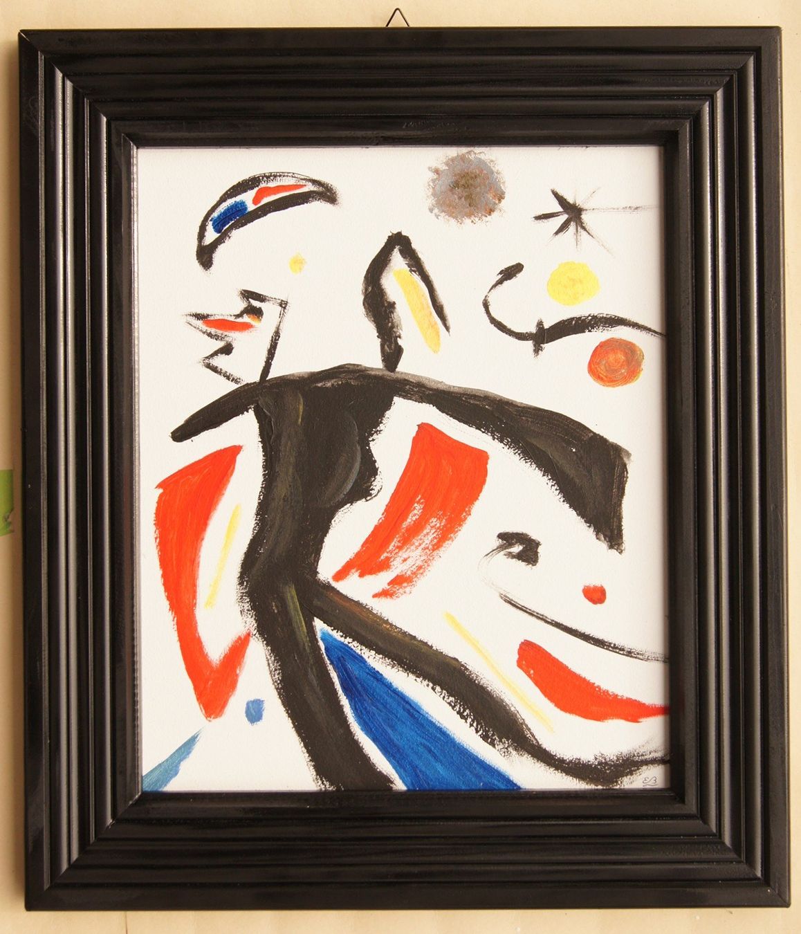 Dipinti: Gemälde: Nach Joao Miró – Usato da Fribourg venduto da erw_68dx